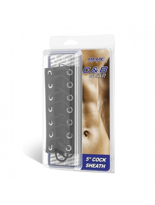 Сбруя на член на шнуровке 5  Cock Sheath - BlueLine - купить с доставкой в Элисте