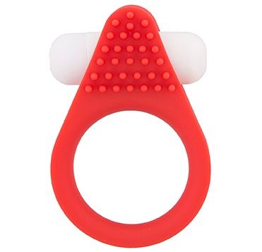 Красное эрекционное кольцо LIT-UP SILICONE STIMU RING 1 RED - Dream Toys - в Элисте купить с доставкой