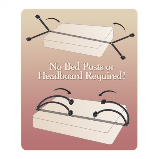 Набор фиксаторов на руки и ноги - Pipedream - купить с доставкой в Элисте