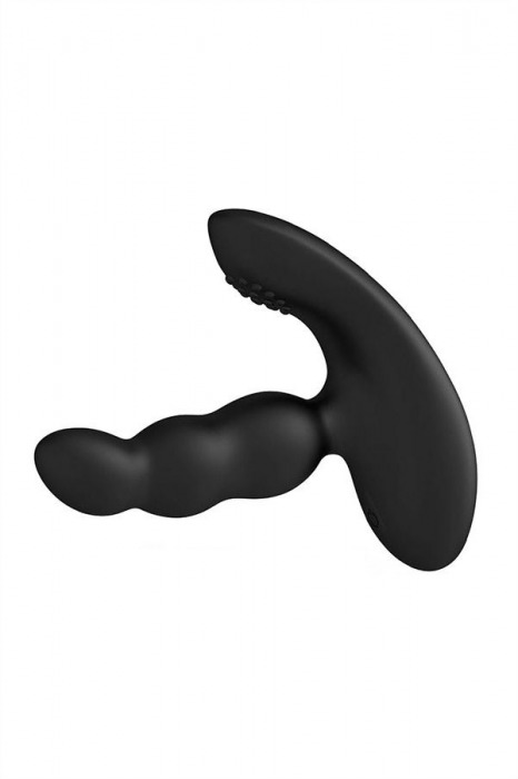 Черный силиконовый стимулятор простаты Levett Nitoc с пультом ДУ - Levett - в Элисте купить с доставкой