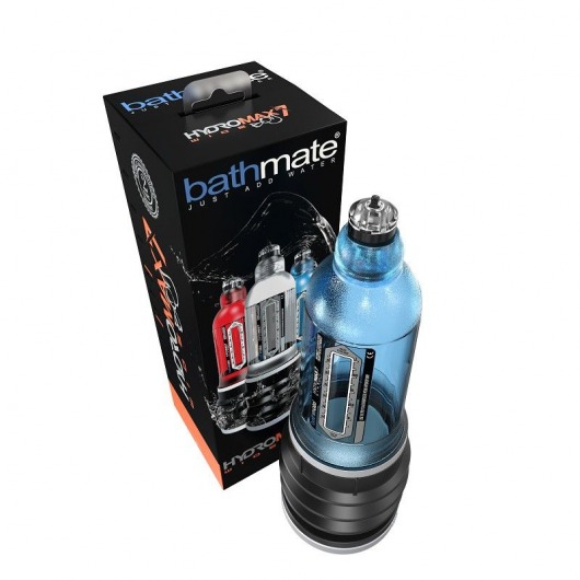 Синяя гидропомпа HydroMAX7 Wide Boy - Bathmate - в Элисте купить с доставкой