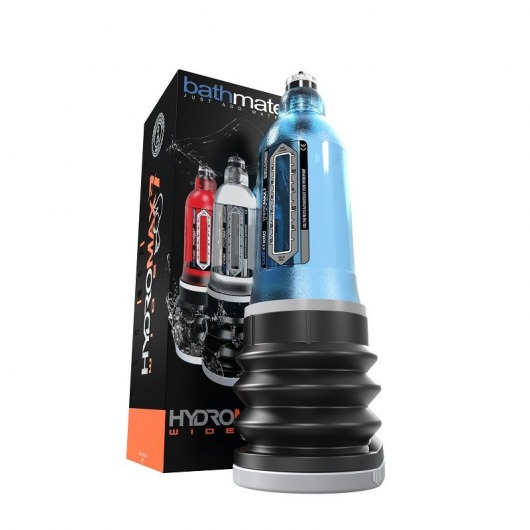 Синяя гидропомпа HydroMAX7 Wide Boy - Bathmate - в Элисте купить с доставкой