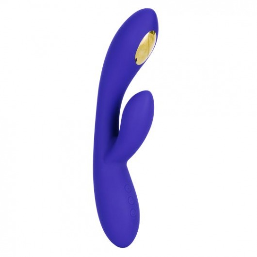 Фиолетовый вибратор с функцией электростимуляции Intimate E-Stimulator Dual Wand - 21,5 см. - California Exotic Novelties - купить с доставкой в Элисте