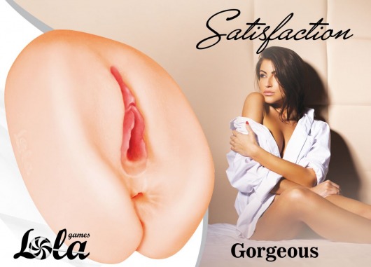 Мастурбатор с 2 тоннелями Satisfaction Gorgeous - Lola Games - в Элисте купить с доставкой