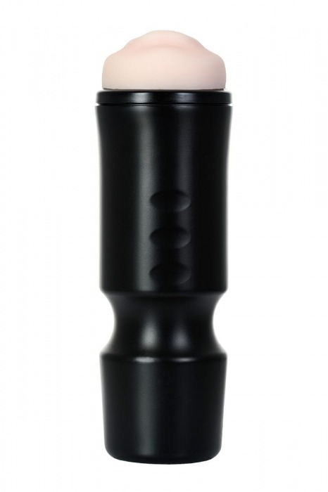 Мастурбатор-ротик A-Toys в черной колбе - A-toys - в Элисте купить с доставкой