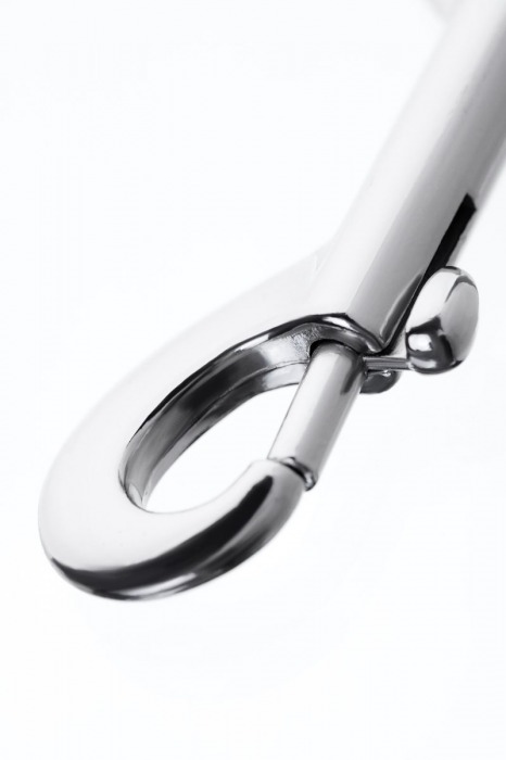 Серебристый двухсторонний карабин TOYFA Metal - ToyFa - купить с доставкой в Элисте