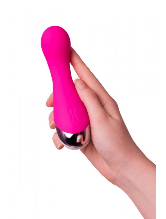 Розовый вибратор L EROINA - 15 см. - ToyFa