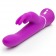 Лиловый вибратор-кролик Curve Rechargeable Rabbit Vibrator - 25,4 см. - Happy Rabbit купить в Элисте с доставкой в Orgasmix.ru Лиловый вибратор-кролик Curve Rechargeable Rabbit Vibrator - 25,4 см. - Happy Rabbit