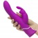 Лиловый вибратор-кролик Curve Rechargeable Rabbit Vibrator - 25,4 см. - Happy Rabbit купить в Элисте с доставкой в Orgasmix.ru Лиловый вибратор-кролик Curve Rechargeable Rabbit Vibrator - 25,4 см. - Happy Rabbit