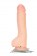Телесный реалистичный вибратор-ротатор Ulric - 24 см. - ToyFa