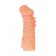 Телесная закрытая насадка с шершавой головкой Cock Sleeve Size S - 13,8 см. - KOKOS - в Элисте купить с доставкой