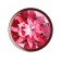 Пробка цвета розового золота с малиновым кристаллом Diamond Ruby Shine L - 8,3 см. - Lola Games - купить с доставкой в Элисте