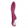 Малиновый вибромассажер для стимуляции G-точки Heated Thrill - 20,6 см. - Satisfyer купить в Элисте с доставкой в Orgasmix.ru Малиновый вибромассажер для стимуляции G-точки Heated Thrill - 20,6 см. - Satisfyer