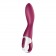 Малиновый вибромассажер для стимуляции G-точки Heated Thrill - 20,6 см. - Satisfyer купить в Элисте с доставкой в Orgasmix.ru Малиновый вибромассажер для стимуляции G-точки Heated Thrill - 20,6 см. - Satisfyer