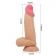 Телесный фаллоимитатор с эффектом скользящей кожи - 19,4 см. - Baile